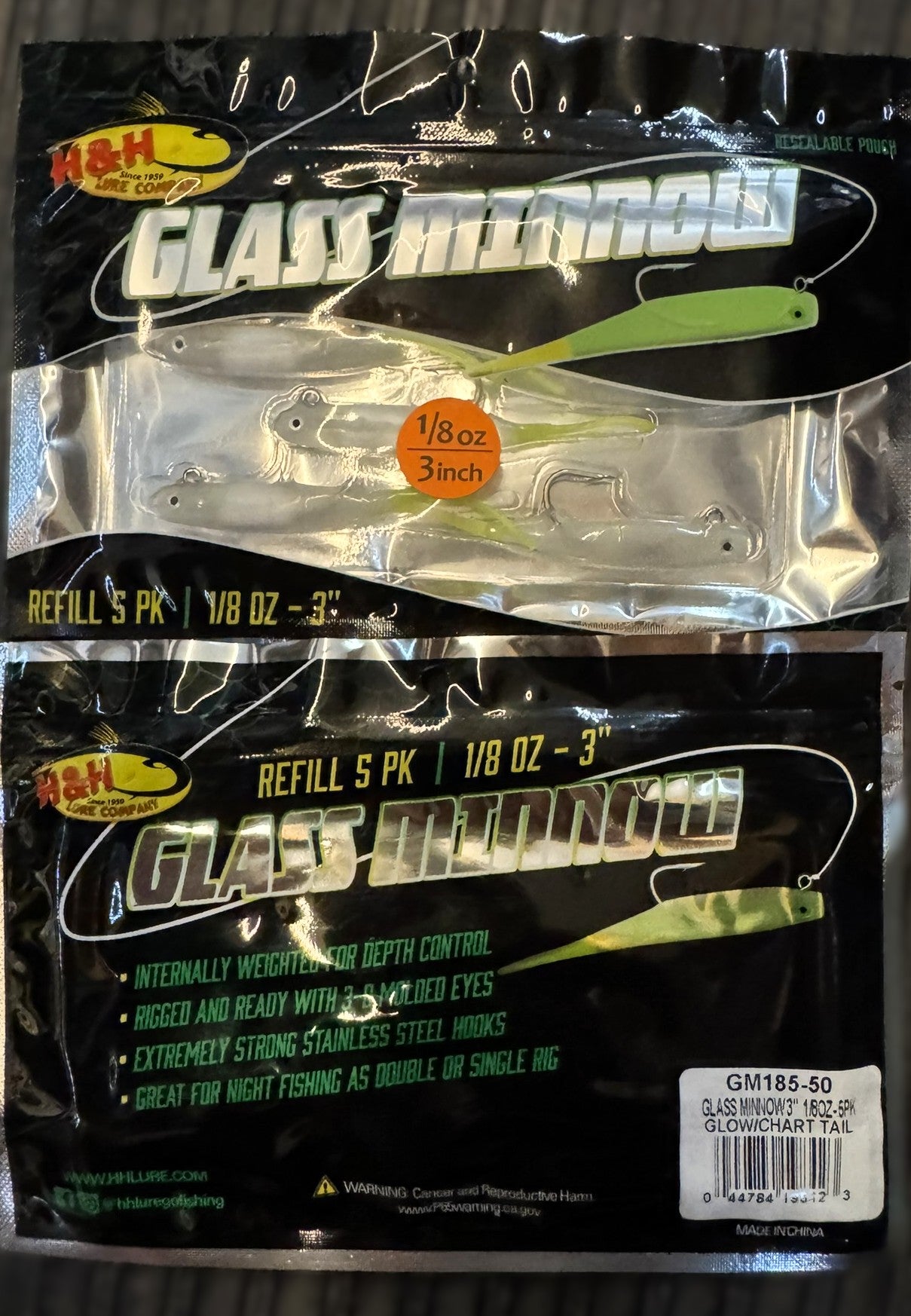 H&H Glass Minnow