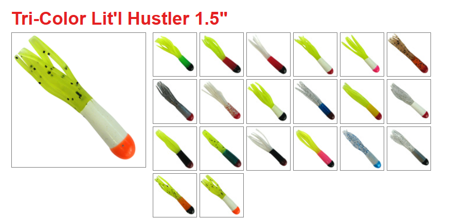 Southern Pro Tackle Lit'l Hustler Tube - Tri-Colored