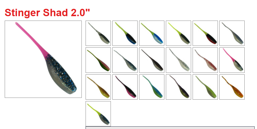 DBM Southern Pro 2' Stinger Shad